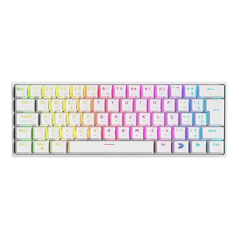 Produto - Teclado mecanico gamer KBM TG600 60 - Branco